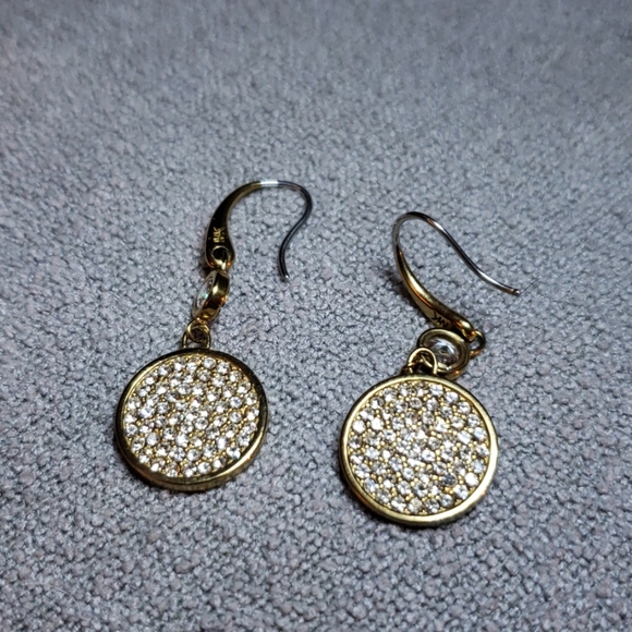 michael kors disc earrings